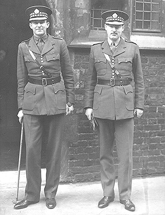 Bill and David Stirling in the Scots Guards